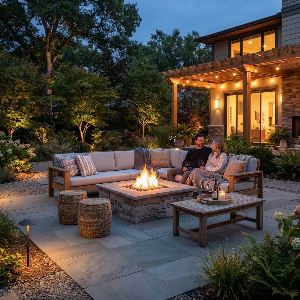 Fire Pit & Lounge Terrace